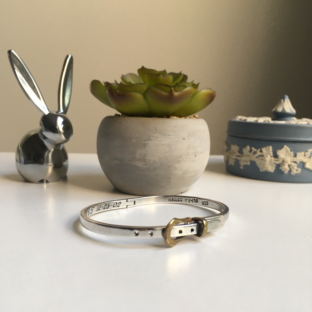 Mexican Silver Belt Bracelet